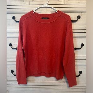Women's Burnt Orange Cashmere Sweater